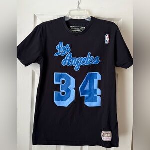 Los Angeles 34 Reload Shaquille O’Neal Mitchell & Ness Hardwood Classics t-shirt